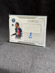 Barcola Rookie 2023-24 Topps Premium PSG Premium en tarjeta autógrafo reliquia/40 - Imagen 1 de 2