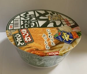Nissin Donbei Udon Noodle Kitsune East Japan, 3.3 oz 96g x 4 Packs From Japan - Picture 1 of 1