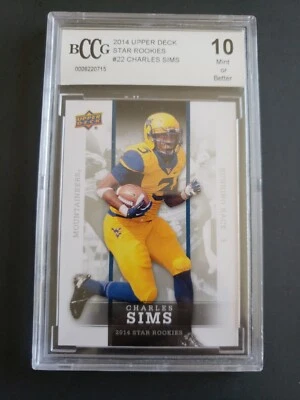 CHARLES SIMS BUCCANEERS 2014 UPPER DECK STAR ROOKIES RC # 22 GRADED 10 - Image 1 of 2