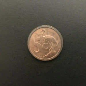 SOUTH AFRICA 5 CENTS 1990 KM # 134 UNC. - Picture 1 of 2