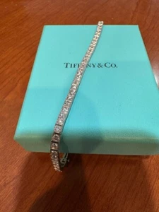 Tiffany & Co. Platinum Diamond bracelet - Picture 1 of 15