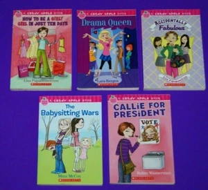 Lot 5 Candy Apple PB Chapter Books Babysitting Wars Drama Queen Accidentally Fab - Picture 1 of 2