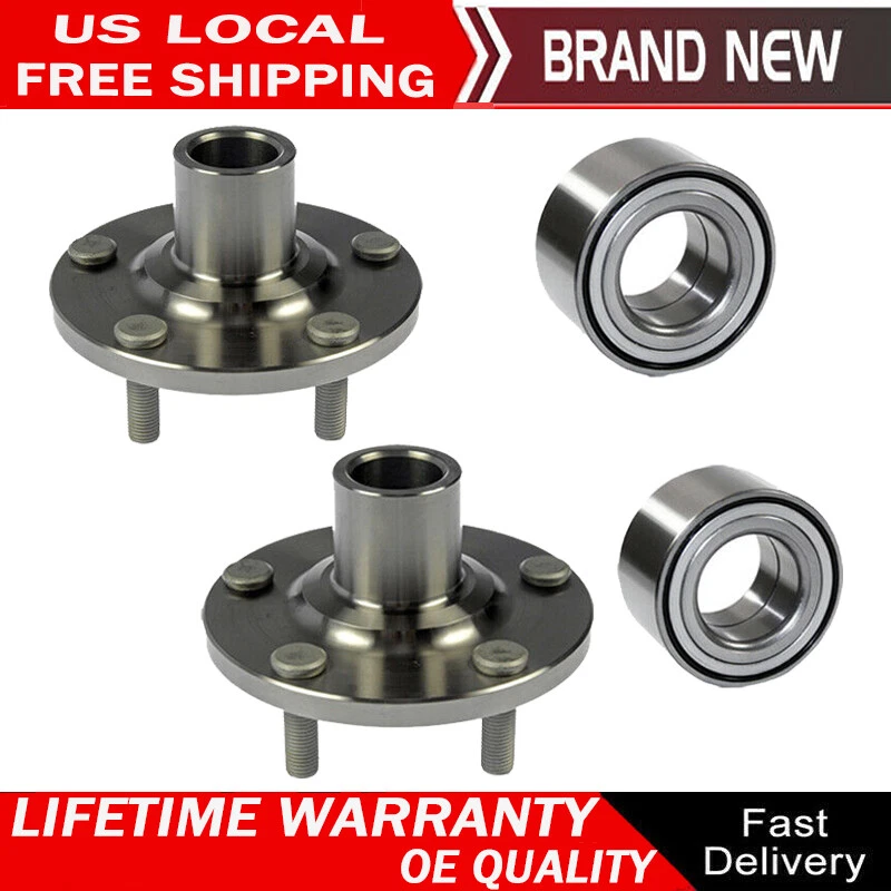 Pair Front Wheel Hub and Bearing Assembly For 2004-2007 2009 2010 Toyota Sienna - Image 1 of 4