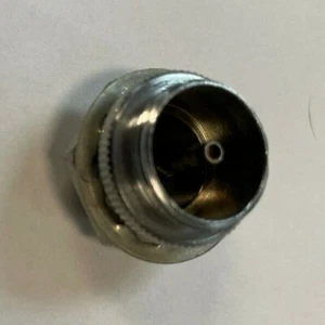 Receptáculo de micrófono masculino de un solo contacto Amphenol 80-C1 de colección de nuevo de nuevo - Imagen 1 de 5