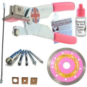 Tile Cutter Tools Kit Cut Tile With No Tile Saw Blades Tile And Glass Drill Bits - Picture 1 of 12