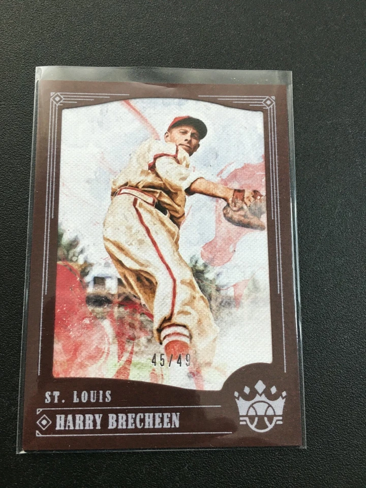 F73563  2018 Diamond Kings Brown Frame #44 Harry Brecheen /49  - Image 1 of 1
