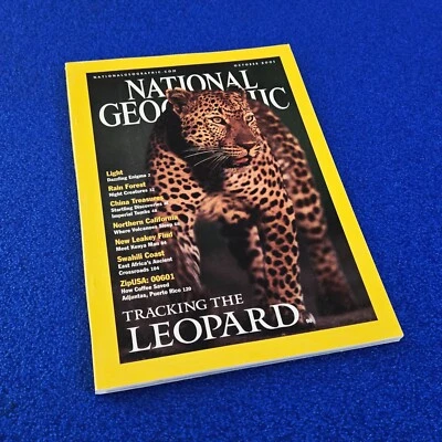 ENDANGERED LEOPARDS AROUND THE WORLD OCTOBER 2001 NATIONAL GEOGRAPHIC MAGAZINE - Image 1 of 4