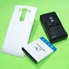 11000Mah Extended Battery+Back Cover+Universal Charger For Lg V10 H900 At&T Usa