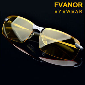 Mens Polarized Sunglasses TAC Day Night Vision Driving Glasses UV400 Eyewear