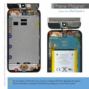 Phone-Magnet: Professional Magnetic Mat for Screws of the iPod Touch 4G - Picture 1 of 1