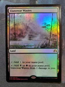 Llanowar Wastes (ORI) x2 (1 Foil) & Knight of Autum (GRN) x2 - Picture 1 of 3
