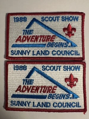 2-1988 Boy Scout Show Patches Sunny Land Council - Image 1 of 3