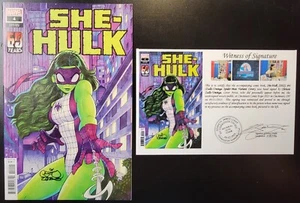She-Hulk (2022) #4 Zullo Spider-Man Variant SIGNED Chrissie Zullo Notarized WOS - Foto 1 di 6