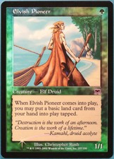Elvish Pioneer FOIL Onslaught NM Green Common MAGIC CARD (ID# 223940) ABUGames