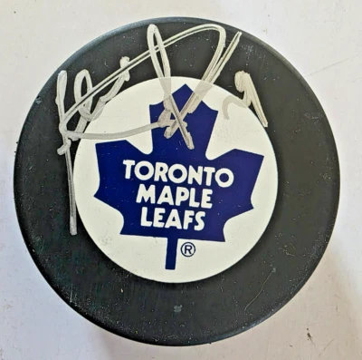 Felix Potvin 亲笔签名多伦多枫叶队官方风衣 NHL PUCK HP#01 — 第 1/3 张图片