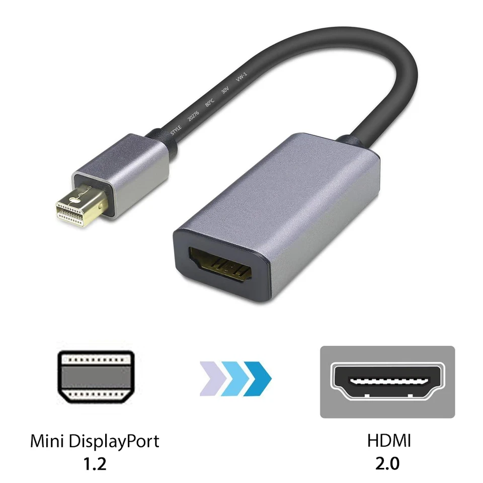 Orbsmart Mini DisplayPort 1.2a auf HDMI 2.0 Adapter - 4K 60Hz / Kabel / Stecker - Bild 1 von 1