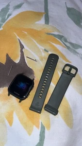 Garmin Venu Sq Music Edition Schiefer Aluminium Lünette mit Moosgehäuse und Silikon B - Bild 1 von 4