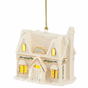 Lenox Christmas Village toy store Lighted Ornament  mnib - Picture 1 of 9