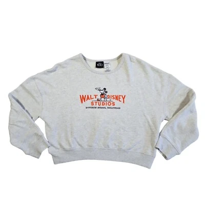 Sudadera corta cuadrada Disney 100 talla XS bordada Hyperion Ave Hollywood Foto 1 de 4