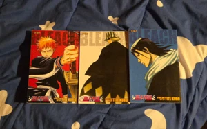 Bleach English Manga 3 in 1 Volumes 1-8 VIZ media Shonen Jump SMALL LOT - Picture 1 of 9