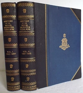 History of the Royal Munster Fusiliers. 2 Vol set, Deluxe, numbered Ltd edition - Imagen 1 de 6