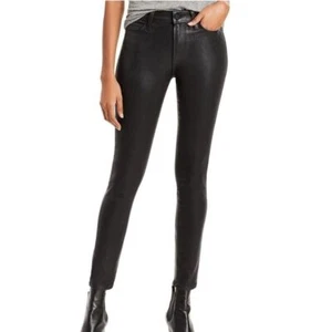 Jeans skinny Paige Hoxton vita alta alla caviglia con rivestimento nero nebbia lusso taglia 28 - Foto 1 di 10