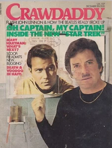 Crawdaddy Magazine December 1976 William Shatner Captain Kirk Cover Lennon Piece - Picture 1 of 1