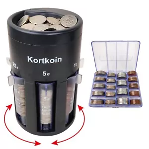 Automatic Coin Sorter 5-In-1 Coin Counter with Coin Wrappers, Sort Your Loose - Picture 1 of 6