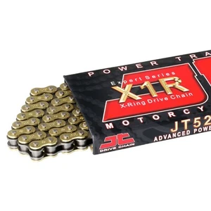 JT Heavy Duty X / O Ring Heavy Duty Gold Chain 520 x 118 Motocross Enduro MX - Picture 1 of 3