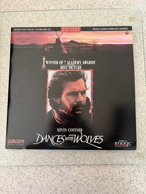 Dances with Wolves LaserDisc 1990 Western Widescreen Edition Orion - Image 1 of 2