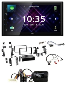JVC DAB 2DIN Lenkrad Bluetooth USB Autoradio für Nissan Tiida Versa C11 08-11 pi - Bild 1 von 12