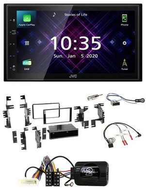 JVC DAB 2DIN Lenkrad Bluetooth USB Autoradio für Nissan Tiida Versa C11 08-11 pi - Bild 1 von 4