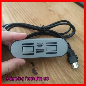 Electric Sofa Controller 2 Button 5 Pin Switch with USB Charging Port - Picture 1 of 6
