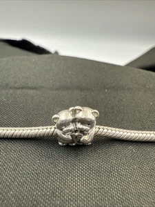Genuino Pandora Dije Plata de Ley .925 Dos Ositos de Peluche con Dije de Corazón - Imagen 1 de 6