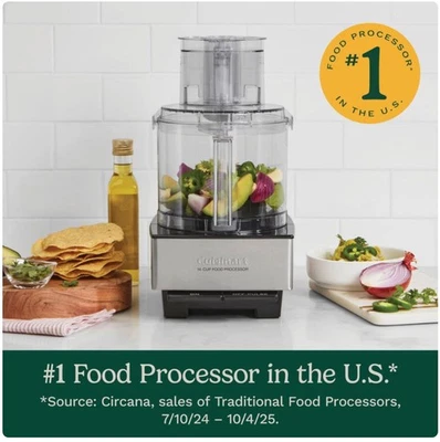 Cuisinart Food Processor 14-Cup Stainless Steel DFP-14BCNY BRAND NEW, SEALED BOX - Image 1 of 4