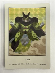 Cell- Dragon Ball Z Hero Collection 1993 Japanese - #147 Prism - Picture 1 of 2