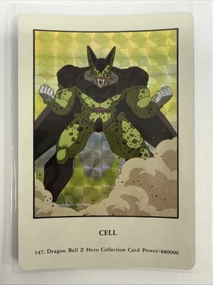 Cell- Dragon Ball Z Hero Collection 1993 Japanese - #147 Prism - Image 1 of 2