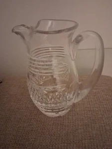 Vintage Waterford Crystal Pitcher 7-1/4" Tall w/ Ice Lip (Castletown series) - Picture 1 of 3