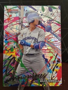 Inserto Arjun Nimmala 2024 Bowman's Best Showpieces #BS-12 Toronto Blue Jays - Foto 1 di 2