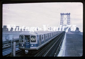 DIAPOSITIVA DUPLICADA BMT NYCTA METRO R42 4855 BROOKLYN NY NYC AÑOS 70 - Imagen 1 de 1