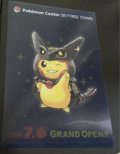 Mega Tokyo Clear Card Poncho Black Rayquaza Promo Rare Pokemon Card Game - Picture 1 of 1