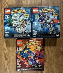 LEGO DC Comics Marvel Super Heroes: Mighty Micros: (76068) (76070) (76073)