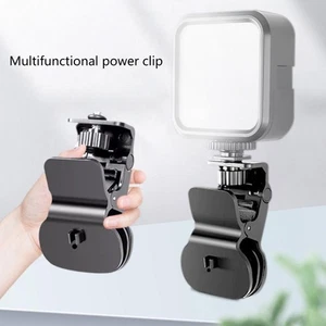 Adjustable Fill Light Clip Camera Flash Holder with 1/4 Screw Mount Camera Flash - Picture 1 of 8
