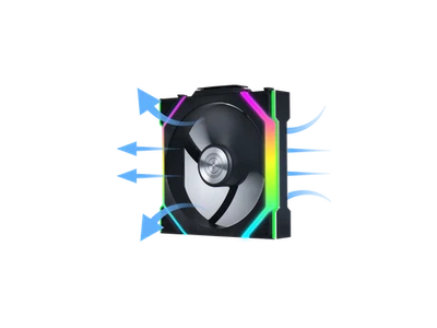 Lian Li UNI Fan SL Wireless (Reverse Blade) 120mm ARGB Fan - Single Pack - 2.4 - Image 1 of 4