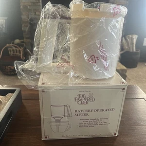 Vintage 1995 The Pampered Chef batteriebetriebenes Sieb neu im Karton 4 Tassen Kapazität - Bild 1 von 5