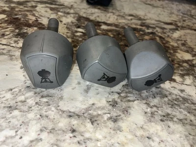 (3 pack) Genuine Weber Control Knobs 81168 Genesis Series 2007-2011 - Image 1 of 2