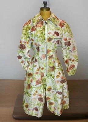 Raro Vestido Gabardina SANTONI Editado MARCO ZANINI Cremallera Sin Forro Ligero 40 Foto 1 de 4