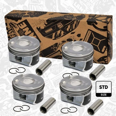 4x Piston PM006800 Ø 77,00 MM Peugeot Citroen 1,6 THP 5FX 0628.S1 - Photo 1/3