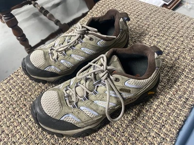 Merrill Moab Hiking Boots. Woman’s 6.5. Tan. - Image 1 of 4