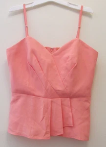 NWT White House Black Market Desert Flower Draped Bustier Women's Top Size 8 - Picture 1 of 6